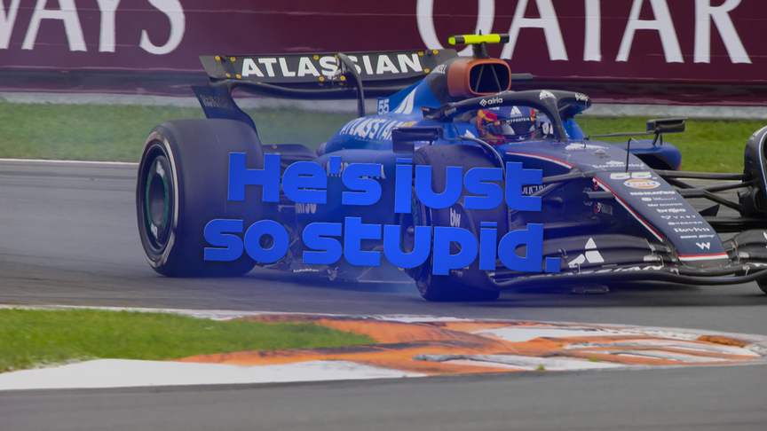 2025 Dutch Grand Prix: Sainz and Lawson lose tyres after contact in battle for P7